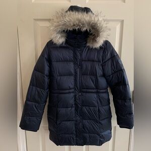 Abercrombie Kids Hooded Puffer Jacket Girls Size 13/14